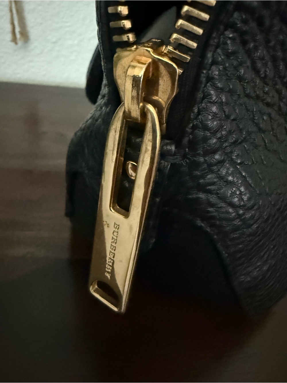Burberry Black Pebbled orchard Leather Satchel - Picture 4 of 8